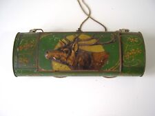 Antike Blech Botanisiertrommel